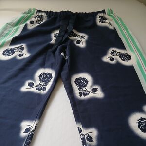 Victoria's Secret Lounge Wear - Navy and White Floral /Mint Green Accents